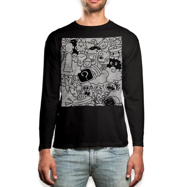 O TVc Y  ubN fUC XS S M L XL 2XL T eB[Vc  black T shirt long sleeve  m[g@G@d@X^[ 016426