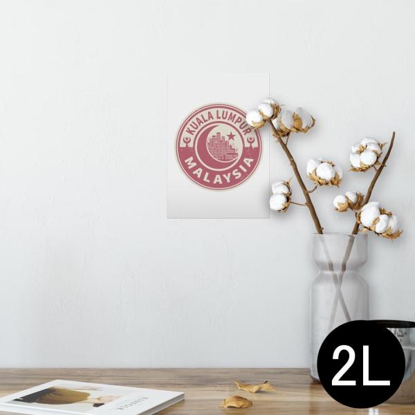 �|�X�^�[ �E�H�[���X�e�b�J�[ �V�[���� 127×178mm 2L �ʐ^ �� �C���e���A ������� wall sticker poster �}���[�V�A�@�O���@�� 011213