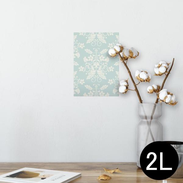 �|�X�^�[ �E�H�[���X�e�b�J�[ �V�[���� 127×178mm 2L �ʐ^ �� �C���e���A ������� wall sticker poster �G���K���g�@�͗l�@�p�X�e�� 011797