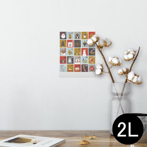 �|�X�^�[ �E�H�[���X�e�b�J�[ �V�[���� 127×178mm 2L �ʐ^ �� �C���e���A ������� wall sticker poster �Ⴞ��܁@�T���^�@�N���X�}�X 013402