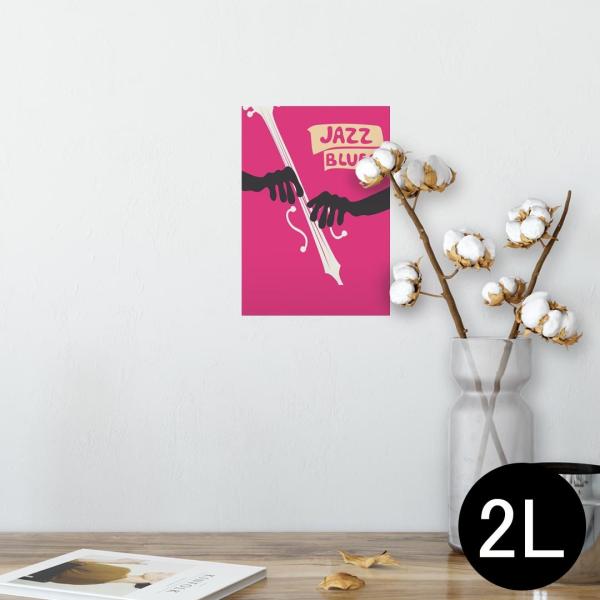 �|�X�^�[ �E�H�[���X�e�b�J�[ �V�[���� 127×178mm 2L �ʐ^ �� �C���e���A ������� wall sticker poster �W���Y�@JAZZ�@���y 015795