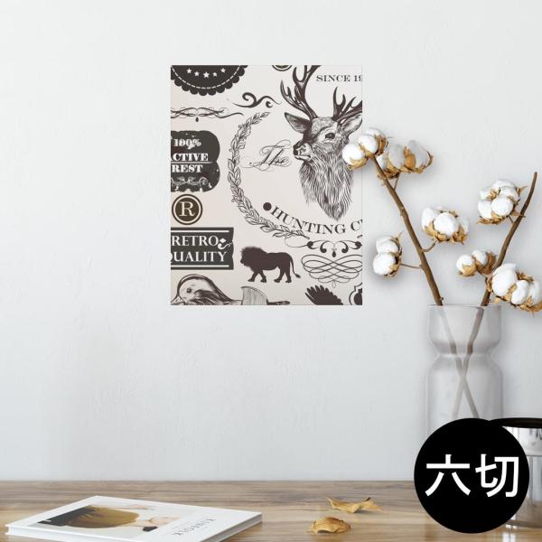 �|�X�^�[ �E�H�[���X�e�b�J�[ �V�[���� 203×254mm �Z�؂� �ʐ^ �� �C���e���A ������� wall sticker poster ���@�C���X�g�@�p��@���� 006185