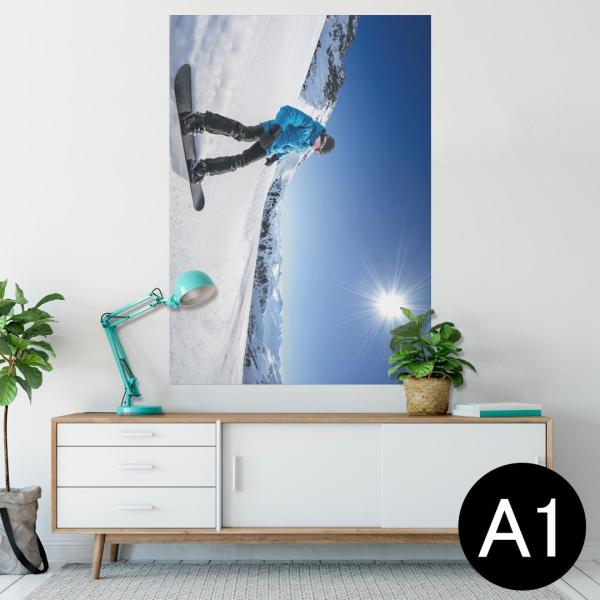�|�X�^�[ �E�H�[���X�e�b�J�[ �V�[���� 594×841mm A1 �ʐ^ �� �C���e���A ������� wall sticker poster �X�m�[�{�[�h�@��i�F�@��@�X�|�[�c 000286