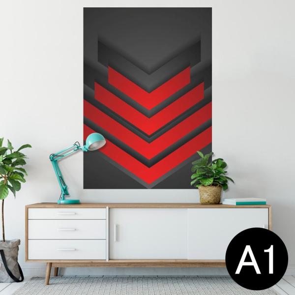 �|�X�^�[ �E�H�[���X�e�b�J�[ �V�[���� 594×841mm A1 �ʐ^ �� �C���e���A ������� wall sticker poster ���@�ԁ@���b�h�@�u���b�N 008731