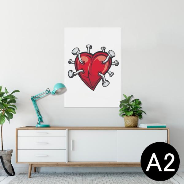 �|�X�^�[ �E�H�[���X�e�b�J�[ �V�[���� 420×594mm A2 �ʐ^ �� �C���e���A ������� wall sticker poster �n�[�g�@�B�@�C���X�g 000181