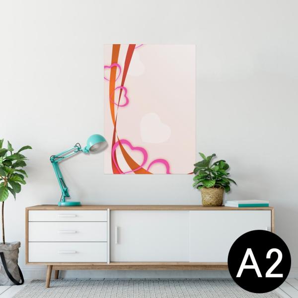 �|�X�^�[ �E�H�[���X�e�b�J�[ �V�[���� 420×594mm A2 �ʐ^ �� �C���e���A ������� wall sticker poster �n�[�g�@�͗l 000975