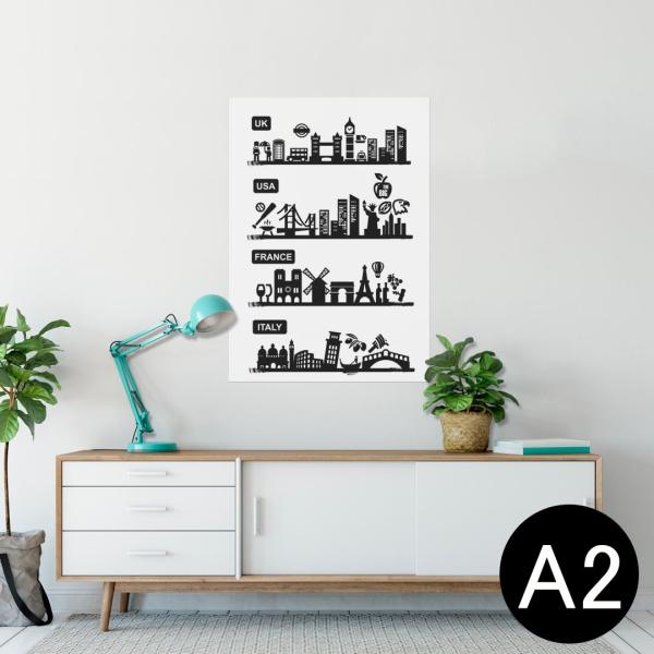�|�X�^�[ �E�H�[���X�e�b�J�[ �V�[���� 420×594mm A2 �ʐ^ �� �C���e���A ������� wall sticker poster �O���@�X 000982