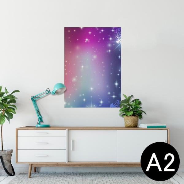 �|�X�^�[ �E�H�[���X�e�b�J�[ �V�[���� 420×594mm A2 �ʐ^ �� �C���e���A ������� wall sticker poster �L���L���@�J���t�� 001272