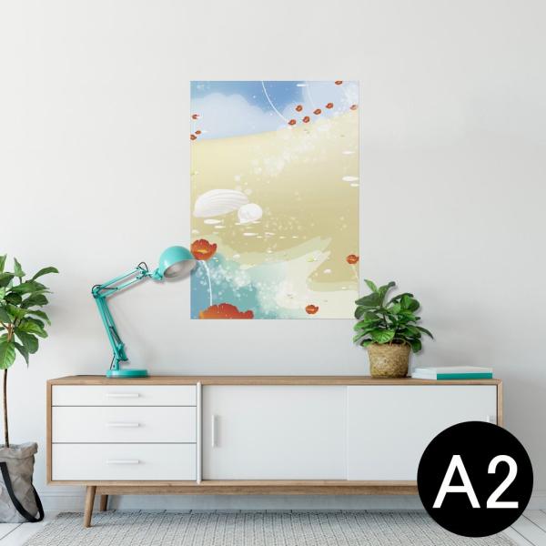 �|�X�^�[ �E�H�[���X�e�b�J�[ �V�[���� 420×594mm A2 �ʐ^ �� �C���e���A ������� wall sticker poster �ԁ@�C�@���l�@�L 001410