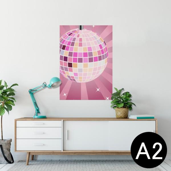 �|�X�^�[ �E�H�[���X�e�b�J�[ �V�[���� 420×594mm A2 �ʐ^ �� �C���e���A ������� wall sticker poster �s���N�@�p�[�e�B�[ 002491