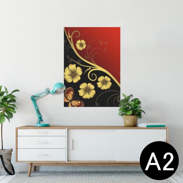 �|�X�^�[ �E�H�[���X�e�b�J�[ �V�[���� 420×594mm A2 �ʐ^ �� �C���e���A ������� wall sticker poster �ԁ@���@�ԁ@�� 002755