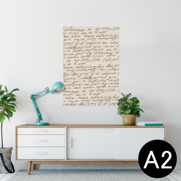 �|�X�^�[ �E�H�[���X�e�b�J�[ �V�[���� 420×594mm A2 �ʐ^ �� �C���e���A ������� wall sticker poster �p��@�����@�V���v�� 003168