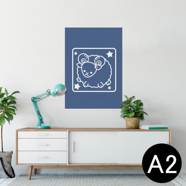 �|�X�^�[ �E�H�[���X�e�b�J�[ �V�[���� 420×594mm A2 �ʐ^ �� �C���e���A ������� wall sticker poster �����@�C���X�g�@�L�����N�^�[ 003355