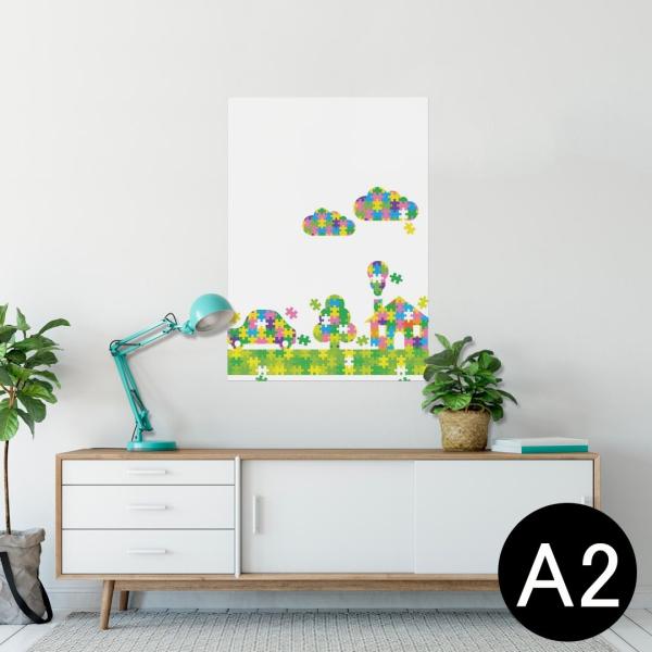 �|�X�^�[ �E�H�[���X�e�b�J�[ �V�[���� 420×594mm A2 �ʐ^ �� �C���e���A ������� wall sticker poster �J���t���@�V���v�� 003398