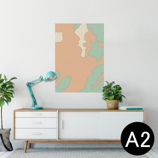 �|�X�^�[ �E�H�[���X�e�b�J�[ �V�[���� 420×594mm A2 �ʐ^ �� �C���e���A ������� wall sticker poster ���ʁ@�J���t���@�͗l 003821