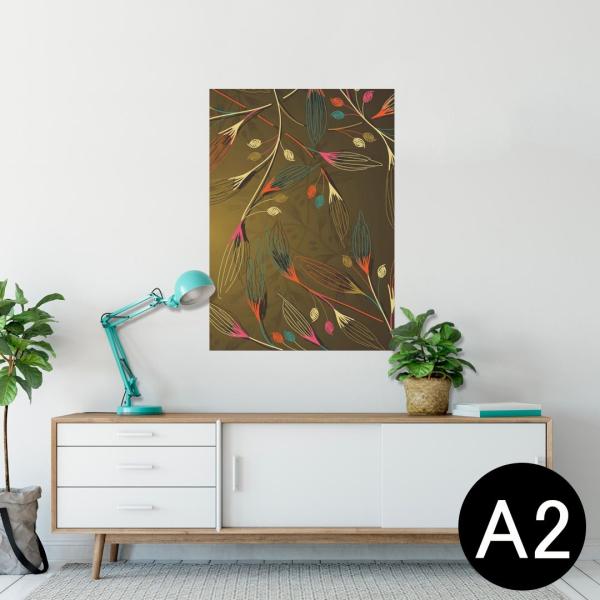 �|�X�^�[ �E�H�[���X�e�b�J�[ �V�[���� 420×594mm A2 �ʐ^ �� �C���e���A ������� wall sticker poster �ԁ@�u���E���@���_�� 004555
