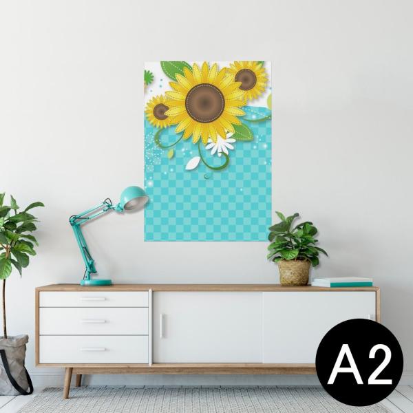 �|�X�^�[ �E�H�[���X�e�b�J�[ �V�[���� 420×594mm A2 �ʐ^ �� �C���e���A ������� wall sticker poster �Ђ܂��@�ԁ@�`�F�b�N 004657