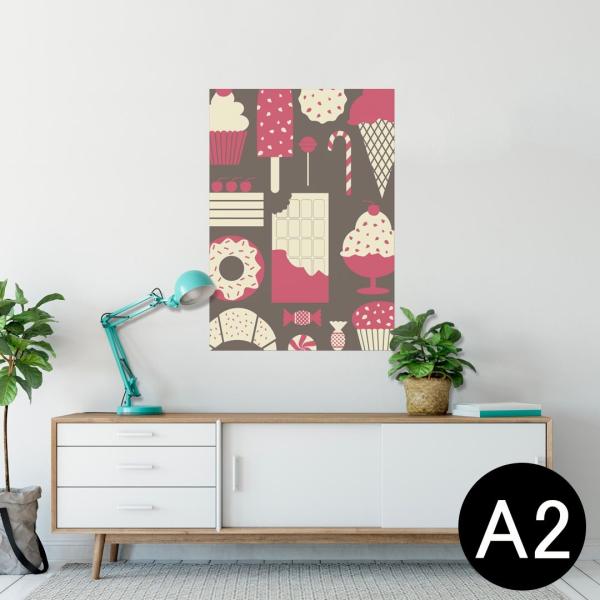 �|�X�^�[ �E�H�[���X�e�b�J�[ �V�[���� 420×594mm A2 �ʐ^ �� �C���e���A ������� wall sticker poster �f�U�[�g�@�C���X�g 004829