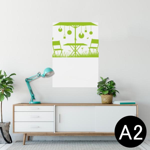 �|�X�^�[ �E�H�[���X�e�b�J�[ �V�[���� 420×594mm A2 �ʐ^ �� �C���e���A ������� wall sticker poster �V���v���@�΁@�� 005379