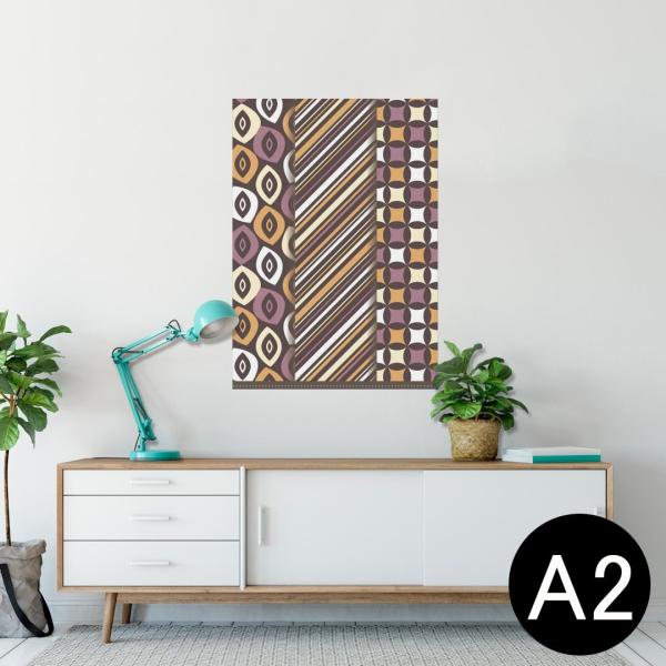 �|�X�^�[ �E�H�[���X�e�b�J�[ �V�[���� 420×594mm A2 �ʐ^ �� �C���e���A ������� wall sticker poster �u���E���@���@�͗l 005402