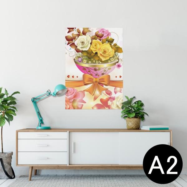 �|�X�^�[ �E�H�[���X�e�b�J�[ �V�[���� 420×594mm A2 �ʐ^ �� �C���e���A ������� wall sticker poster �ԁ@�t�����[�@���{�� 005998