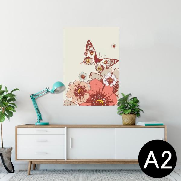 �|�X�^�[ �E�H�[���X�e�b�J�[ �V�[���� 420×594mm A2 �ʐ^ �� �C���e���A ������� wall sticker poster �ԁ@�t�����[�@�� 006769