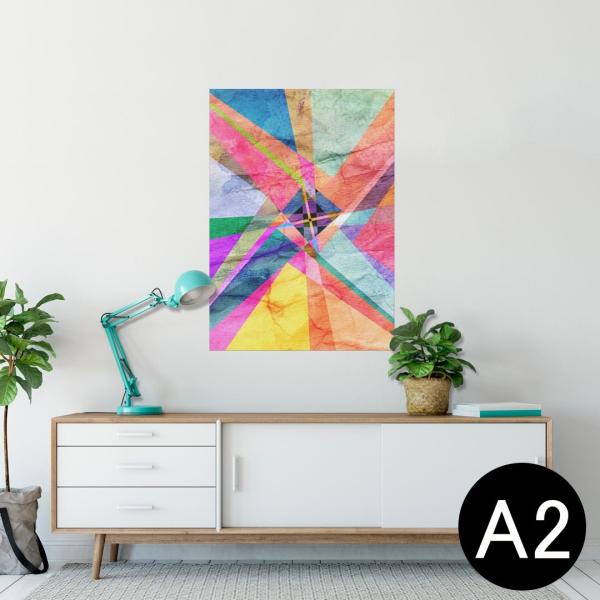 �|�X�^�[ �E�H�[���X�e�b�J�[ �V�[���� 420×594mm A2 �ʐ^ �� �C���e���A ������� wall sticker poster �J���t���@�͗l 006993