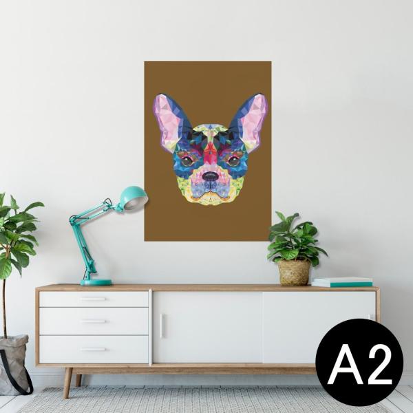 �|�X�^�[ �E�H�[���X�e�b�J�[ �V�[���� 420×594mm A2 �ʐ^ �� �C���e���A ������� wall sticker poster ���@�J���t���@���F�@�u���E�� 007392
