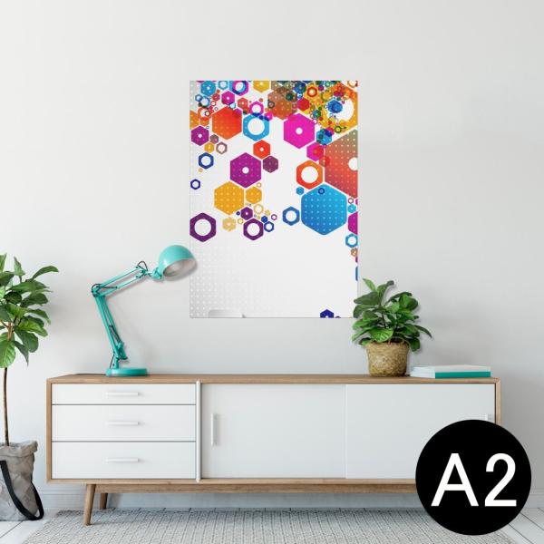 �|�X�^�[ �E�H�[���X�e�b�J�[ �V�[���� 420×594mm A2 �ʐ^ �� �C���e���A ������� wall sticker poster �J���t���@���C���{�[�@�͗l 008246