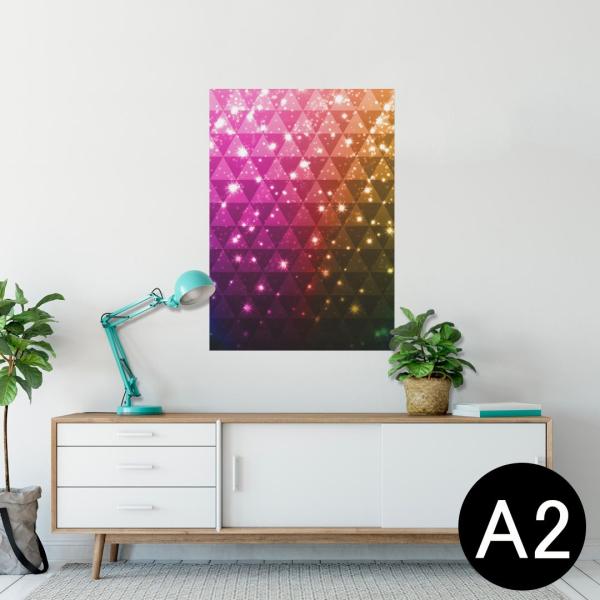 �|�X�^�[ �E�H�[���X�e�b�J�[ �V�[���� 420×594mm A2 �ʐ^ �� �C���e���A ������� wall sticker poster �J���t���@���C���{�[�@���炫��@�͗l 008344