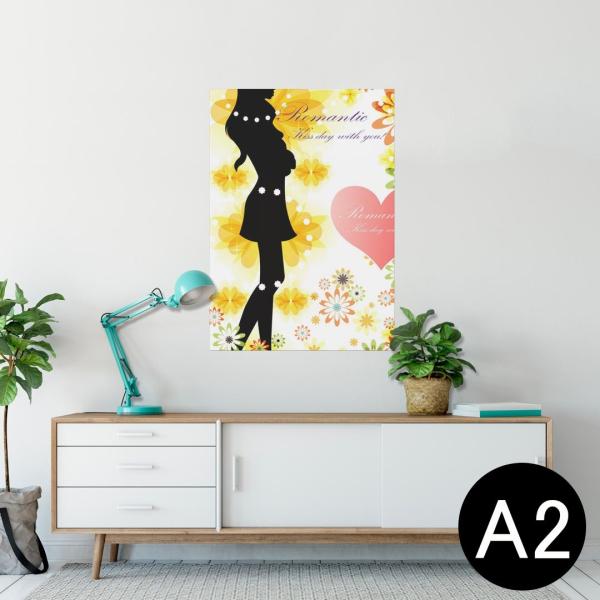 �|�X�^�[ �E�H�[���X�e�b�J�[ �V�[���� 420×594mm A2 �ʐ^ �� �C���e���A ������� wall sticker poster �ԁ@�t�����[�@�l���@�C���X�g�@�C�G���[ 008452