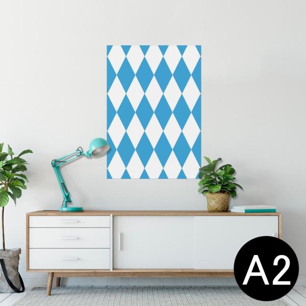�|�X�^�[ �E�H�[���X�e�b�J�[ �V�[���� 420×594mm A2 �ʐ^ �� �C���e���A ������� wall sticker poster ���F�@�@�u���[�@�͗l 008512