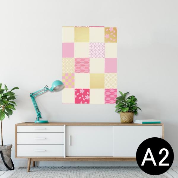 �|�X�^�[ �E�H�[���X�e�b�J�[ �V�[���� 420×594mm A2 �ʐ^ �� �C���e���A ������� wall sticker poster �a���@�a���@�s���N�@�ԁ@���b�h�@�͗l 008624