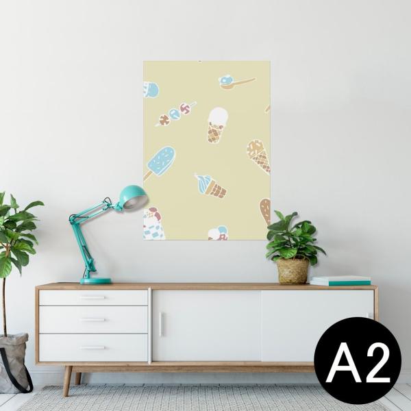 �|�X�^�[ �E�H�[���X�e�b�J�[ �V�[���� 420×594mm A2 �ʐ^ �� �C���e���A ������� wall sticker poster �A�C�X�@�f�U�[�g�@�C�G���[ 010781