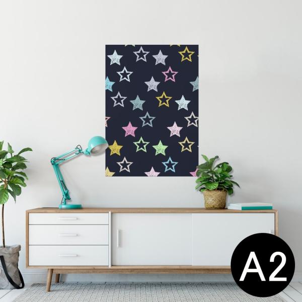 �|�X�^�[ �E�H�[���X�e�b�J�[ �V�[���� 420×594mm A2 �ʐ^ �� �C���e���A ������� wall sticker poster ���@�J���t���@�N������ 011034