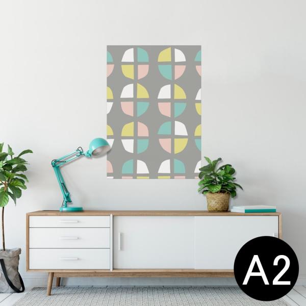 �|�X�^�[ �E�H�[���X�e�b�J�[ �V�[���� 420×594mm A2 �ʐ^ �� �C���e���A ������� wall sticker poster �͗l�@�p�X�e���@�O���[ 011239