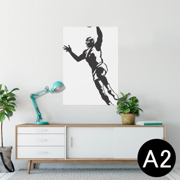 �|�X�^�[ �E�H�[���X�e�b�J�[ �V�[���� 420×594mm A2 �ʐ^ �� �C���e���A ������� wall sticker poster �o�X�P�@�X�|�[�c�@�l�� 011829