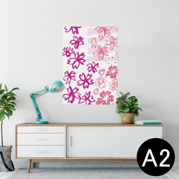 �|�X�^�[ �E�H�[���X�e�b�J�[ �V�[���� 420×594mm A2 �ʐ^ �� �C���e���A ������� wall sticker poster �ԁ@�a�@�s���N 013325
