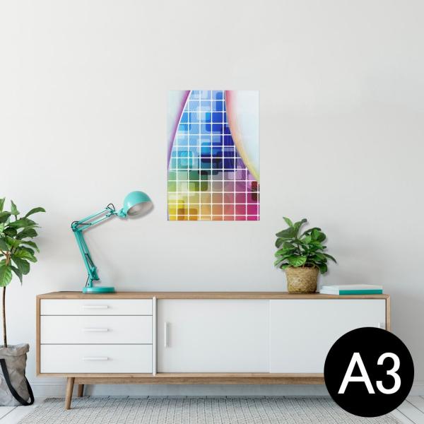 �|�X�^�[ �E�H�[���X�e�b�J�[ �V�[���� 297×420mm A3 �ʐ^ �� �C���e���A ������� wall sticker poster �J���t���@�L���L�� 002098