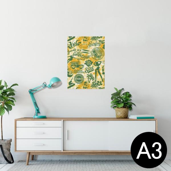 �|�X�^�[ �E�H�[���X�e�b�J�[ �V�[���� 297×420mm A3 �ʐ^ �� �C���e���A ������� wall sticker poster �T�[�t�B���@�C�@�C���X�g 003153