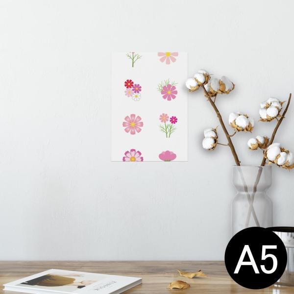 �|�X�^�[ �E�H�[���X�e�b�J�[ �V�[���� 148×210mm A5 �ʐ^ �� �C���e���A ������� wall sticker poster �t�����[�@�ԁ@�s���N 009687