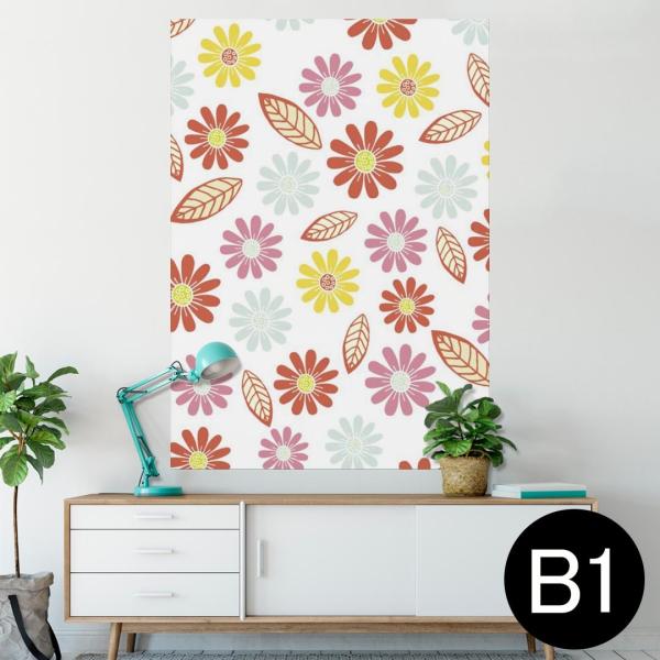 �|�X�^�[ �E�H�[���X�e�b�J�[ �V�[���� 728×1030mm B1 �ʐ^ �� �C���e���A ������� wall sticker poster �ԁ@�t�@�J���t�� 000760