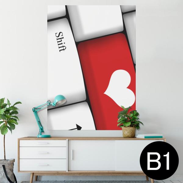 �|�X�^�[ �E�H�[���X�e�b�J�[ �V�[���� 728×1030mm B1 �ʐ^ �� �C���e���A ������� wall sticker poster �n�[�g�@�L�[�{�[�h 002518