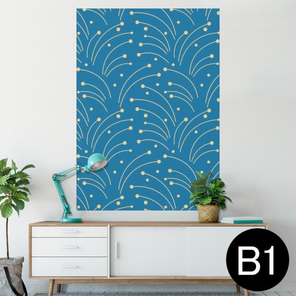 �|�X�^�[ �E�H�[���X�e�b�J�[ �V�[���� 728×1030mm B1 �ʐ^ �� �C���e���A ������� wall sticker poster �͗l�@�V���v���@�� 004409