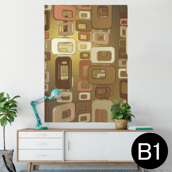 �|�X�^�[ �E�H�[���X�e�b�J�[ �V�[���� 728×1030mm B1 �ʐ^ �� �C���e���A ������� wall sticker poster �͗l�@�u���E���@�� 004649