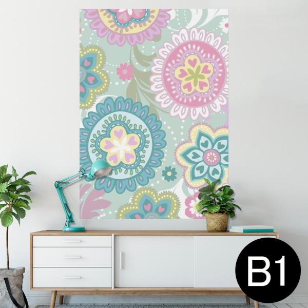 �|�X�^�[ �E�H�[���X�e�b�J�[ �V�[���� 728×1030mm B1 �ʐ^ �� �C���e���A ������� wall sticker poster �ԁ@�t�����[�@�J���t�� 004812
