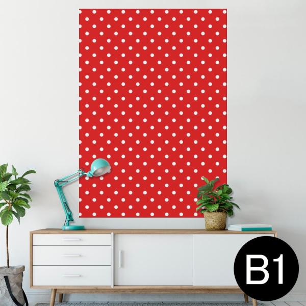�|�X�^�[ �E�H�[���X�e�b�J�[ �V�[���� 728×1030mm B1 �ʐ^ �� �C���e���A ������� wall sticker poster �ԁ@�h�b�g�@���� 005172