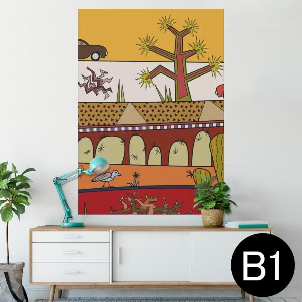 �|�X�^�[ �E�H�[���X�e�b�J�[ �V�[���� 728×1030mm B1 �ʐ^ �� �C���e���A ������� wall sticker poster �ԁ@���@�T�{�e���@�C���X�g 005347