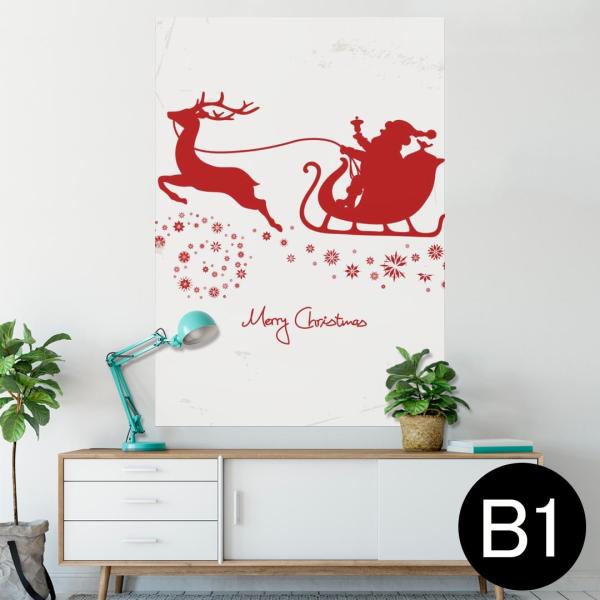 �|�X�^�[ �E�H�[���X�e�b�J�[ �V�[���� 728×1030mm B1 �ʐ^ �� �C���e���A ������� wall sticker poster �T���^�@�N���X�}�X 005496
