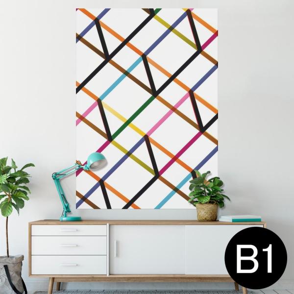 �|�X�^�[ �E�H�[���X�e�b�J�[ �V�[���� 728×1030mm B1 �ʐ^ �� �C���e���A ������� wall sticker poster �J���t���@�͗l 006136